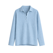 Softline Long Sleeve Polo – Glacier