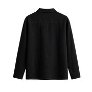 Softline Long Sleeve Polo – Jet Black