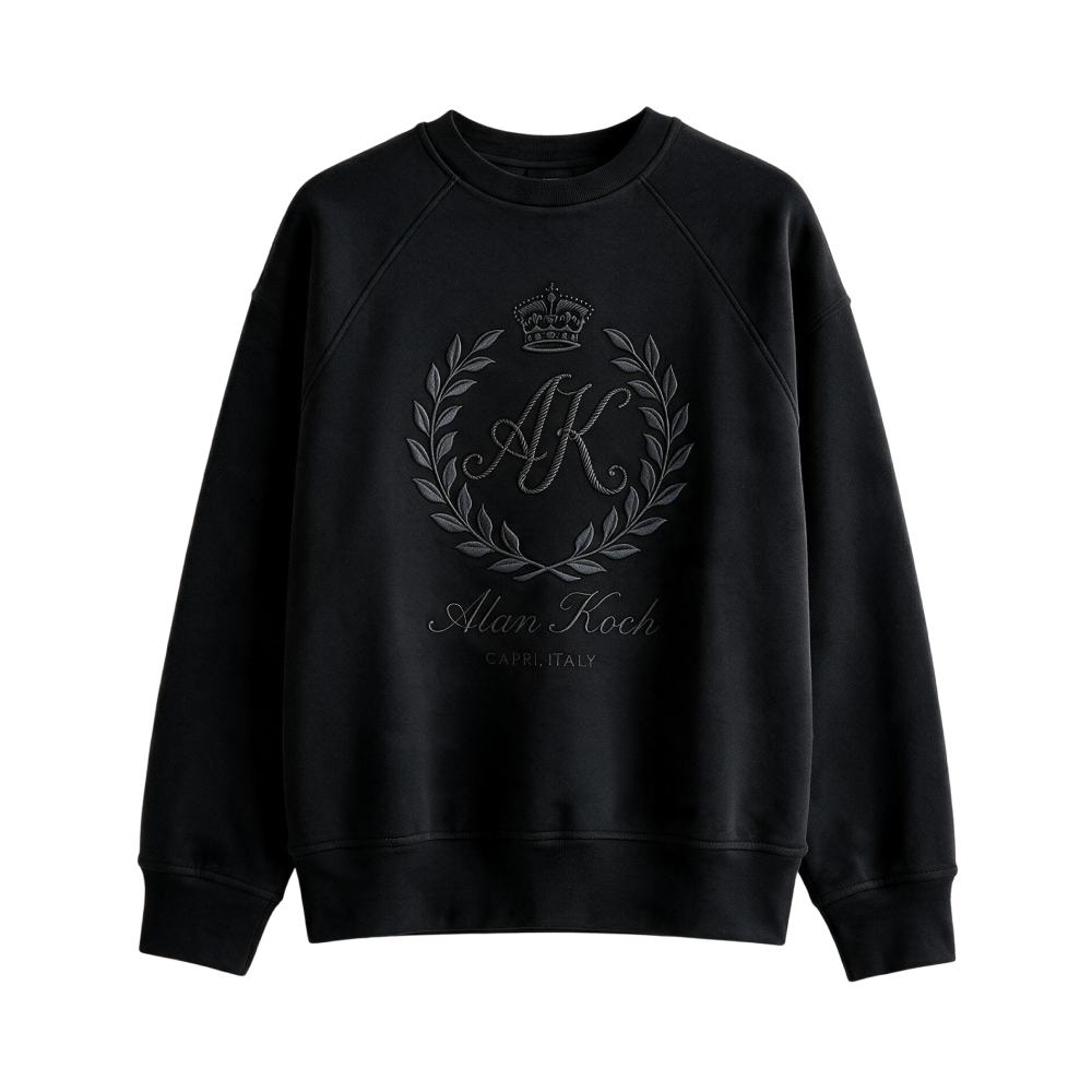 The Capri Club Sweatshirt - Obsidian