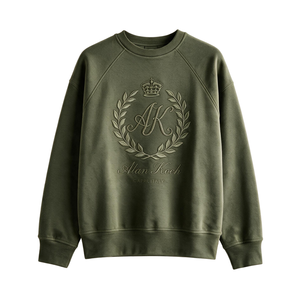 The Capri Club Sweatshirt - Olive