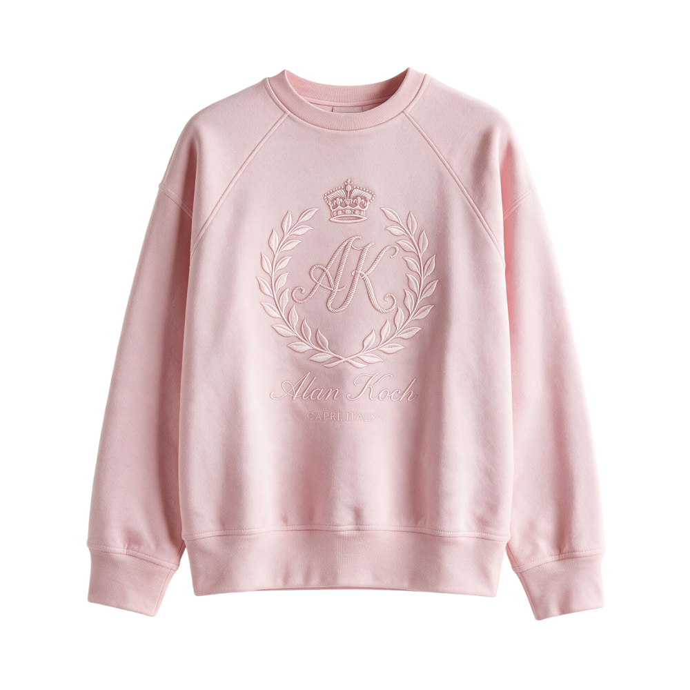 The Capri Club Sweatshirt - Sakura Pink