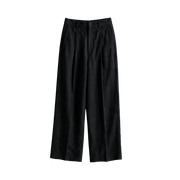 The Country Club Linen Co-ord Set - Noir