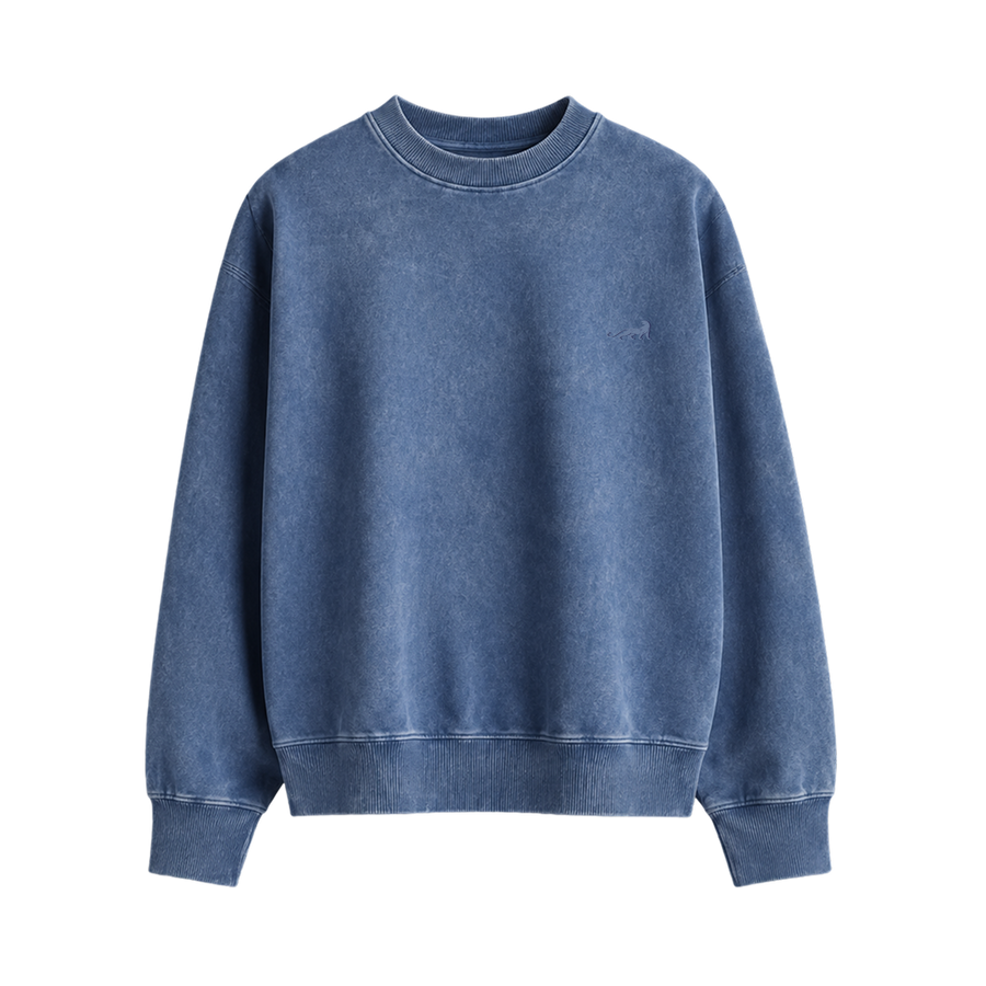 The Essential Crewneck Sweatshirt – Vintage Washed Blue