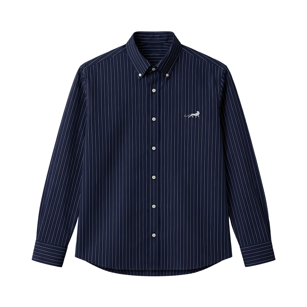 Valencrest Signature Stripe Shirt - Imperial Navy