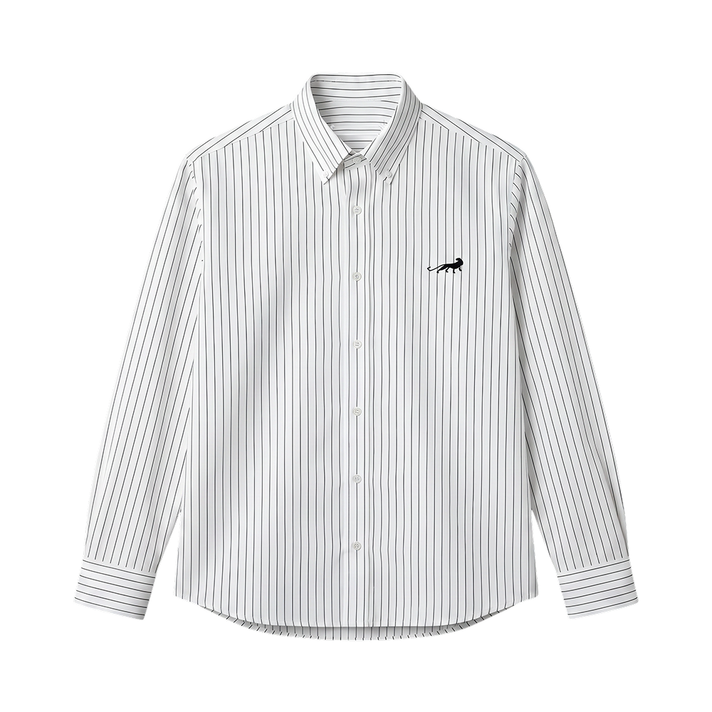 Valencrest Signature Stripe Shirt - Ivory Ash