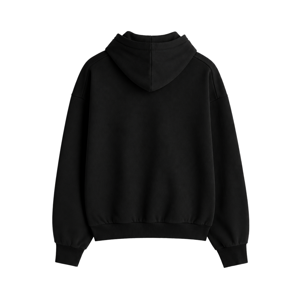 Varsity Classic Pullover Hoodie – Jet Black