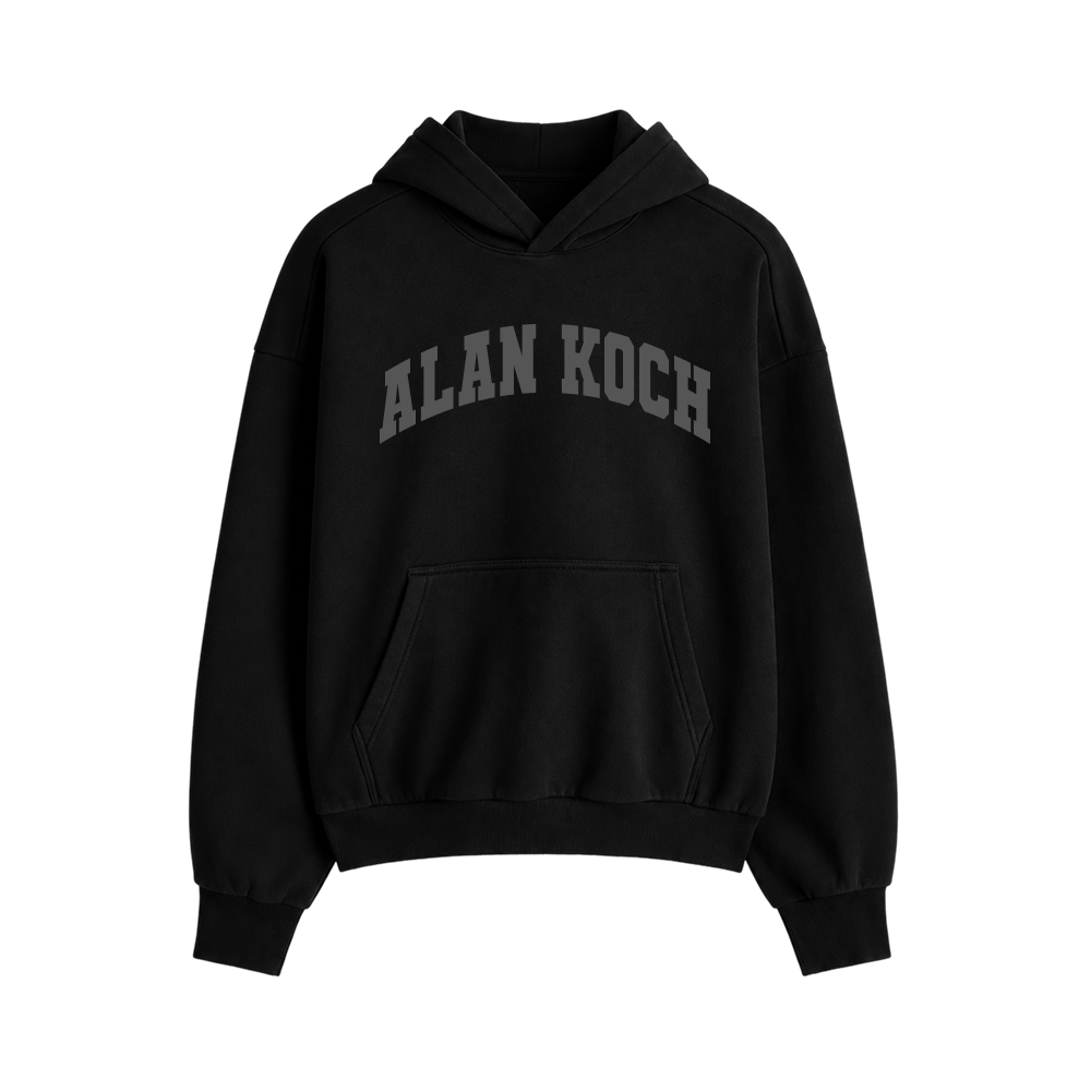 Varsity Classic Pullover Hoodie – Jet Black