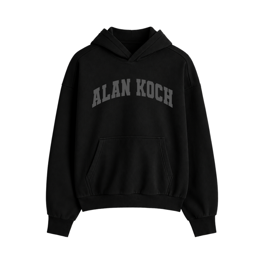 Varsity Classic Pullover Hoodie – Jet Black