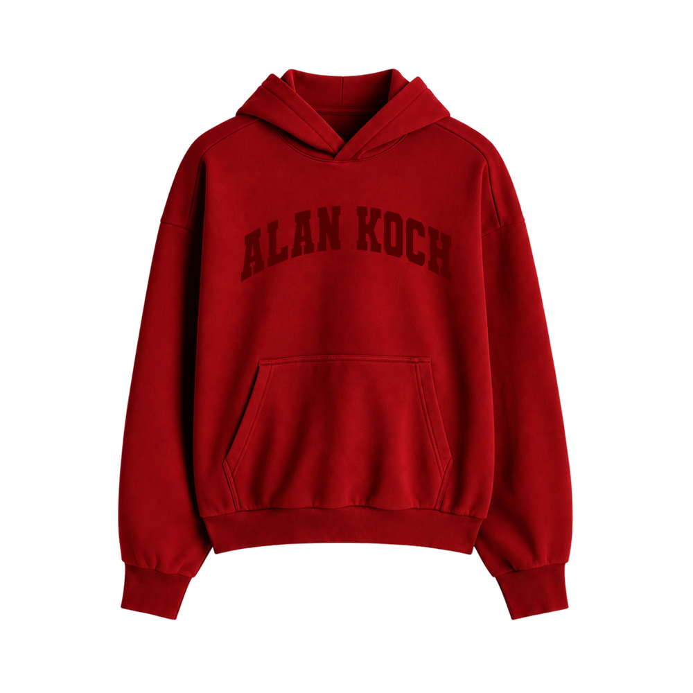 Varsity Classic Pullover Hoodie – Scarlet Red