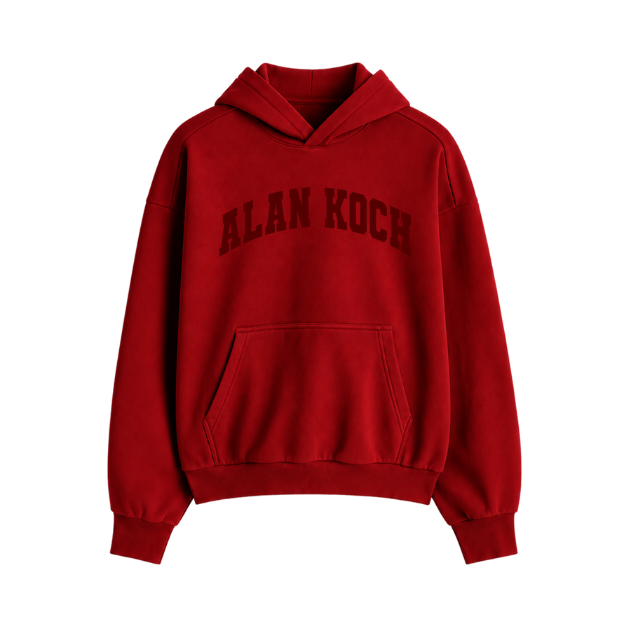 Varsity Classic Pullover Hoodie – Scarlet Red