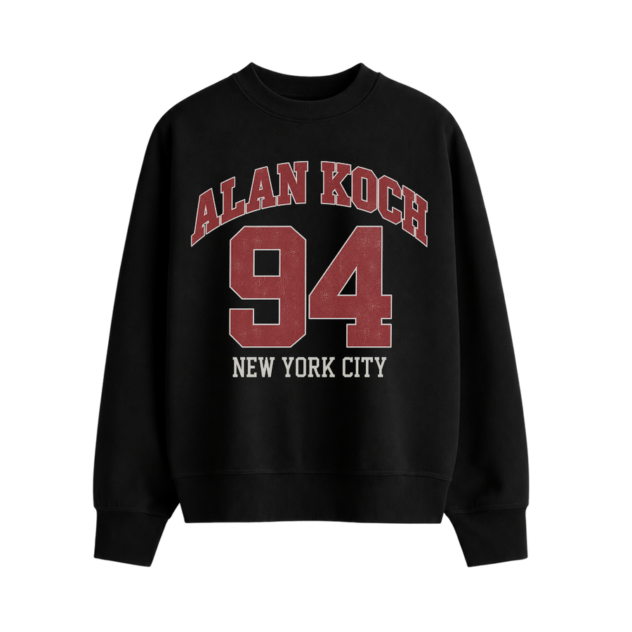 Varsity '94 Crewneck Sweatshirt – Jet Black