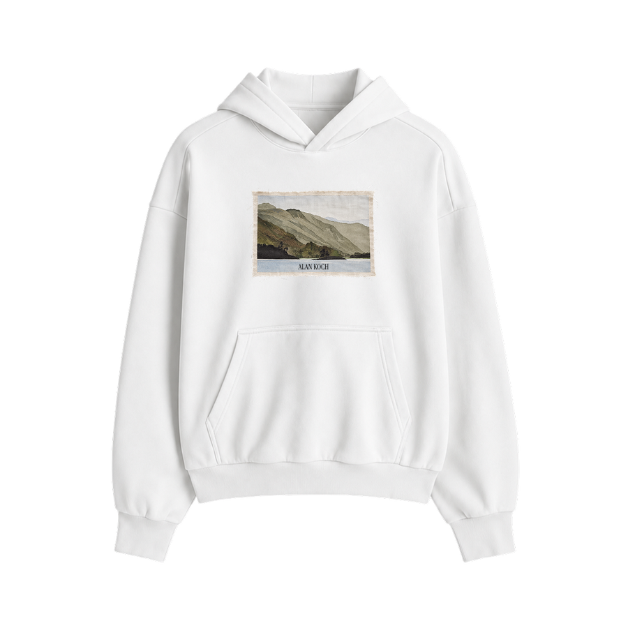 Vintage Archive Patchwork Hoodie – Arctic White