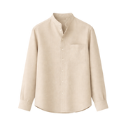 Viremont Premium Linen Shirt - Sandstone Beige