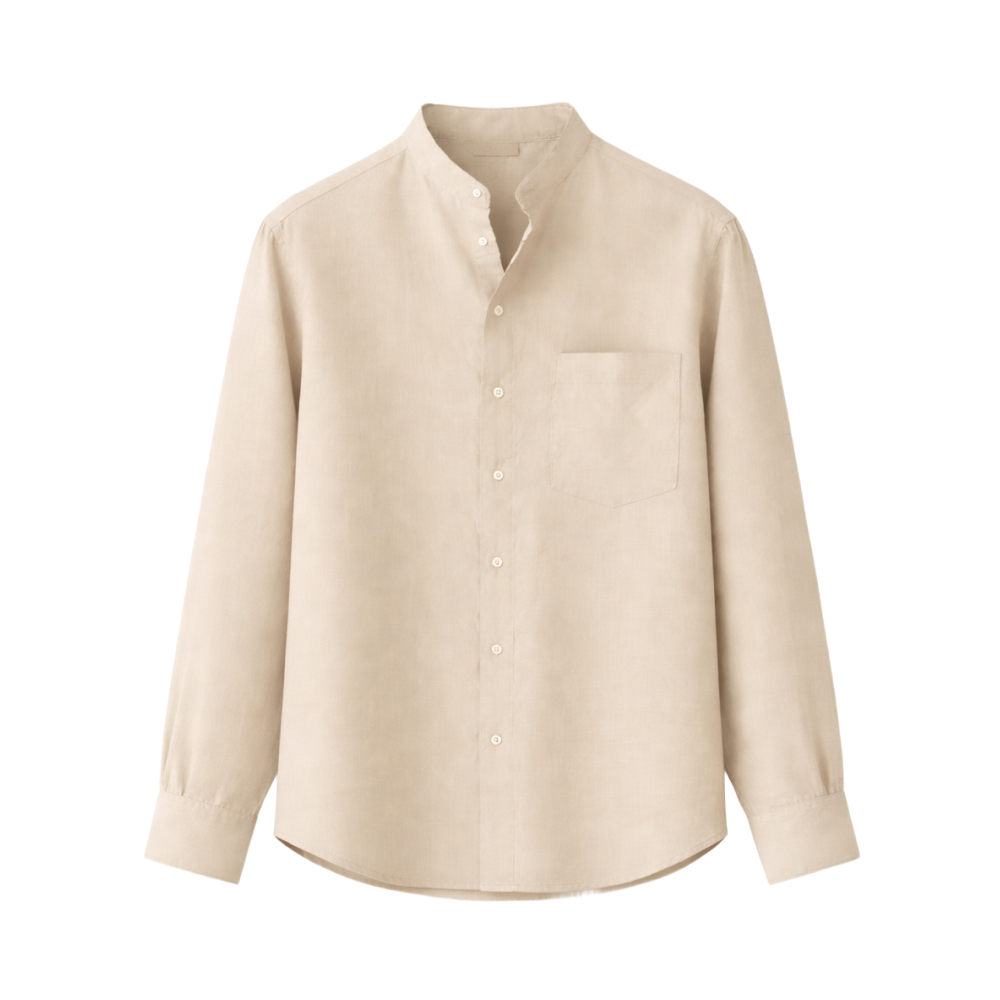 Viremont Premium Linen Shirt - Sandstone Beige