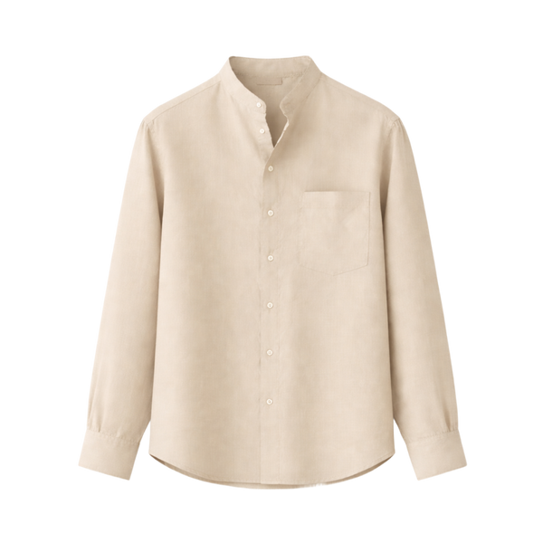 Viremont Premium Linen Shirt - Sandstone Beige
