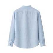 Viremont Premium Linen Shirt - Sky Mist