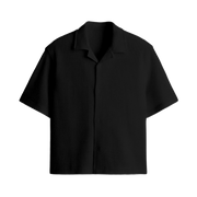 Waffle Shirt Black