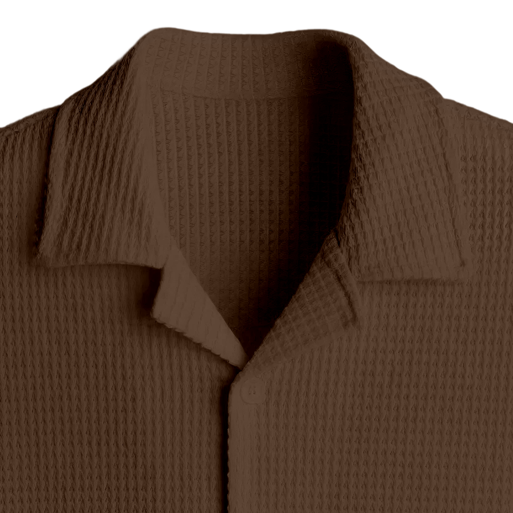 Waffle Shirt Brown