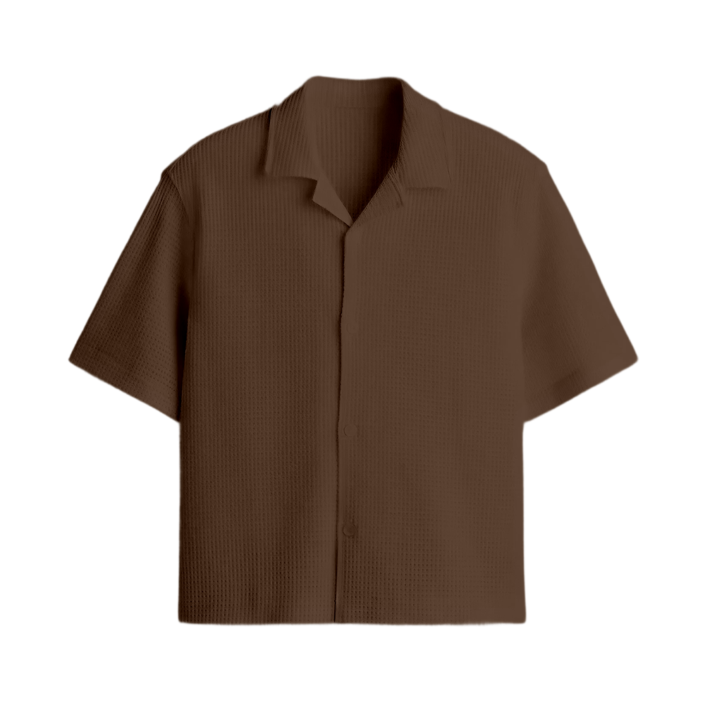Waffle Shirt Brown
