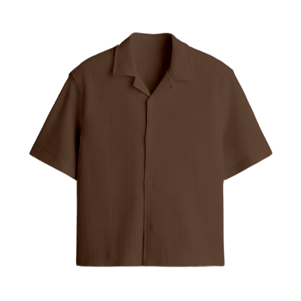 Waffle Shirt Brown