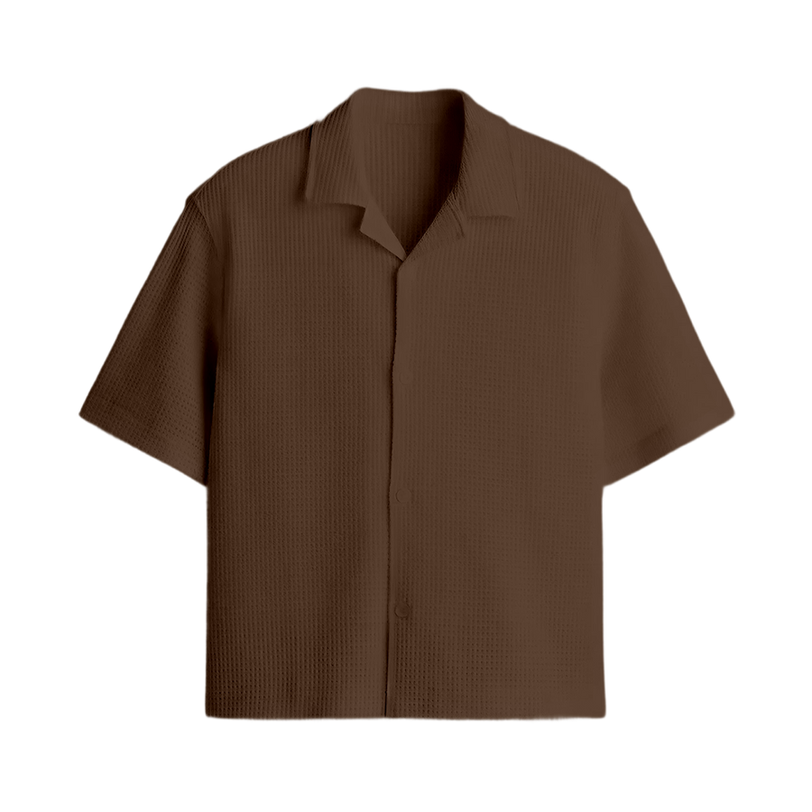 Waffle Shirt Brown