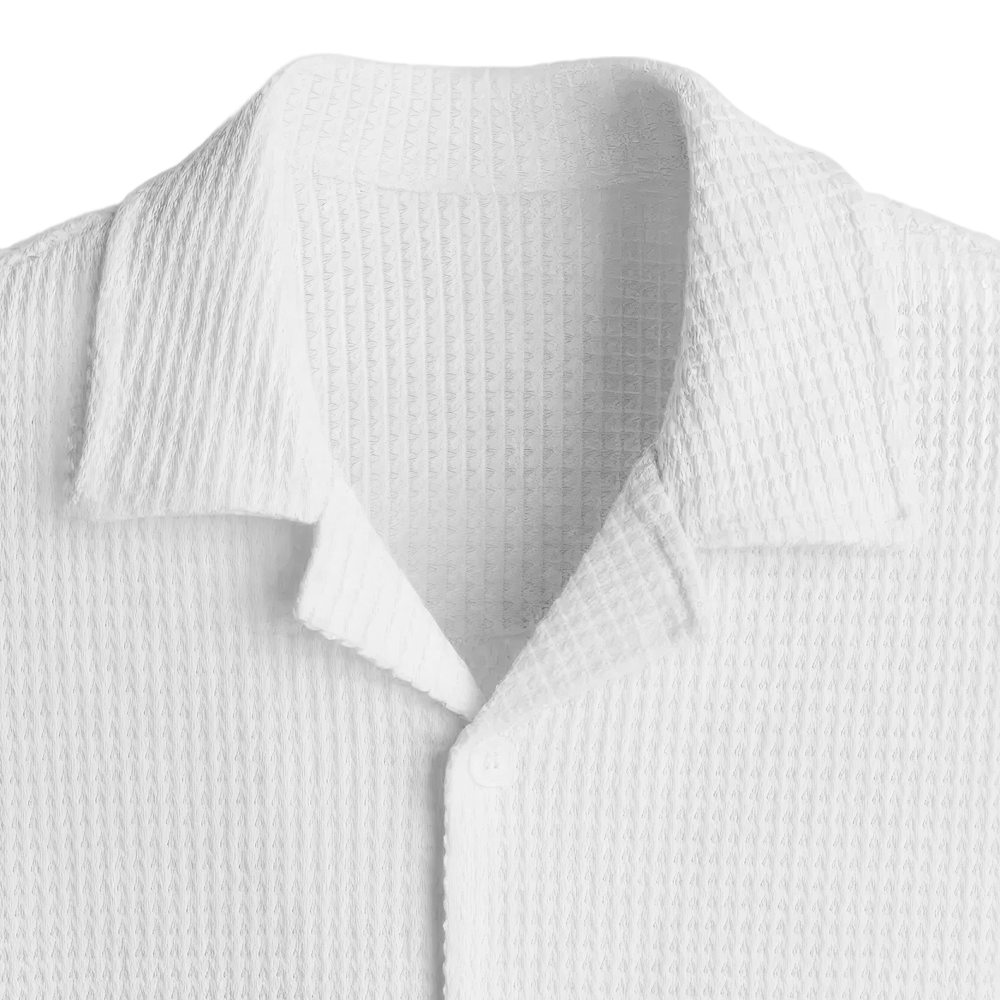 Waffle Shirt White