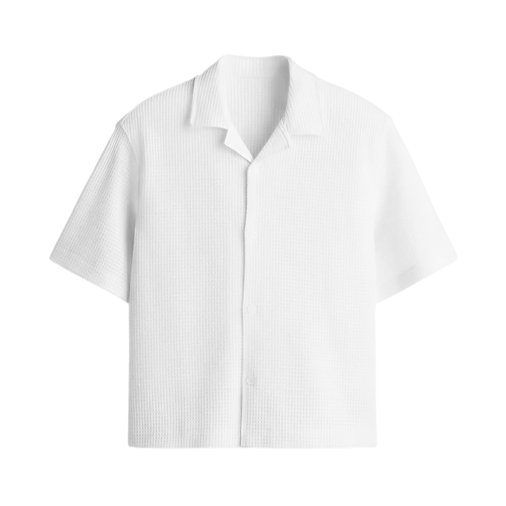 Waffle Shirt White
