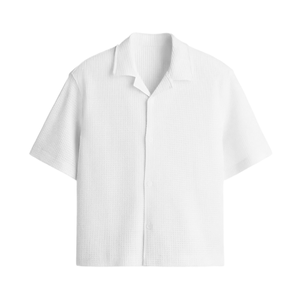 Waffle Shirt White