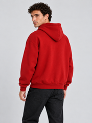 Signature Relaxed Hoodie – Scarlet Red