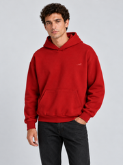 Signature Relaxed Hoodie – Scarlet Red