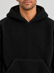 Cloud Soft Fleece Hoodie – Midnight Black