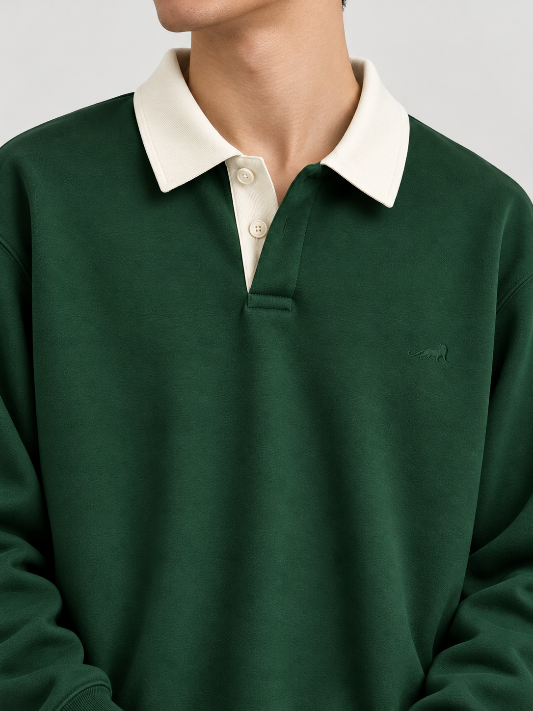 Heritage Classic Polo Sweatshirt – Green