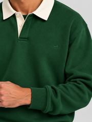 Heritage Classic Polo Sweatshirt – Green