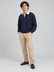 Heritage Classic Polo Sweatshirt – Midnight Navy