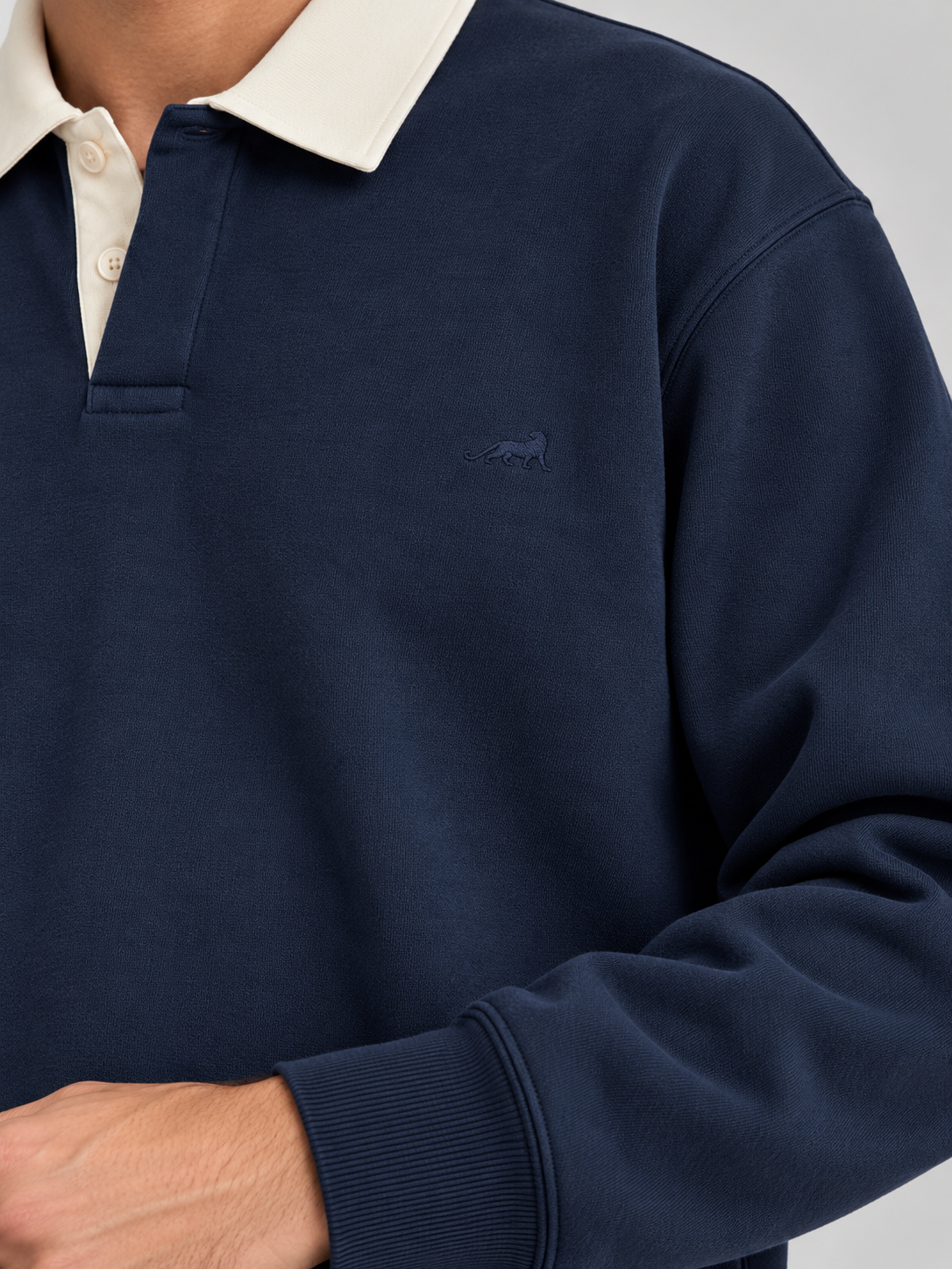 Heritage Classic Polo Sweatshirt – Midnight Navy