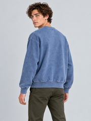 The Essential Crewneck Sweatshirt – Vintage Washed Blue