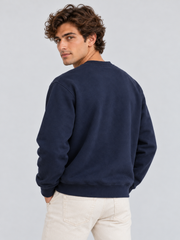 Marina Crest Heritage Crewneck Sweatshirt – Midnight Navy