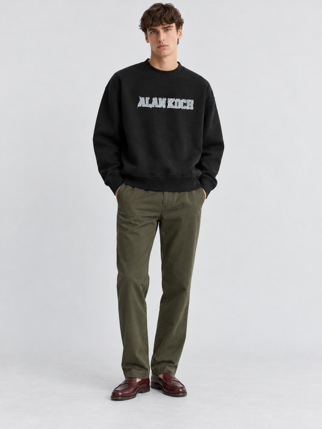 Signature Archive Crewneck Sweatshirt – Jet Black