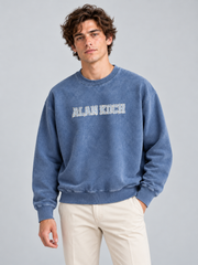 Signature Archive Crewneck Sweatshirt – Vintage Washed Blue