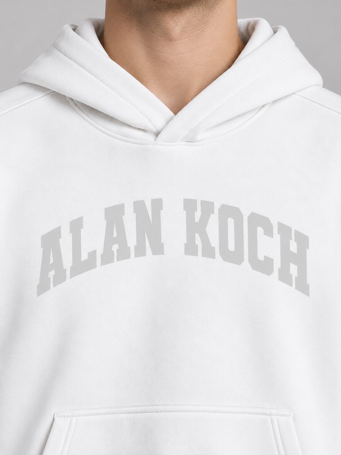 Varsity Classic Pullover Hoodie – Arctic White