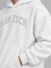 Varsity Classic Pullover Hoodie – Arctic White