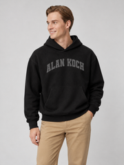 Varsity Classic Pullover Hoodie – Jet Black