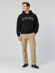Varsity Classic Pullover Hoodie – Jet Black