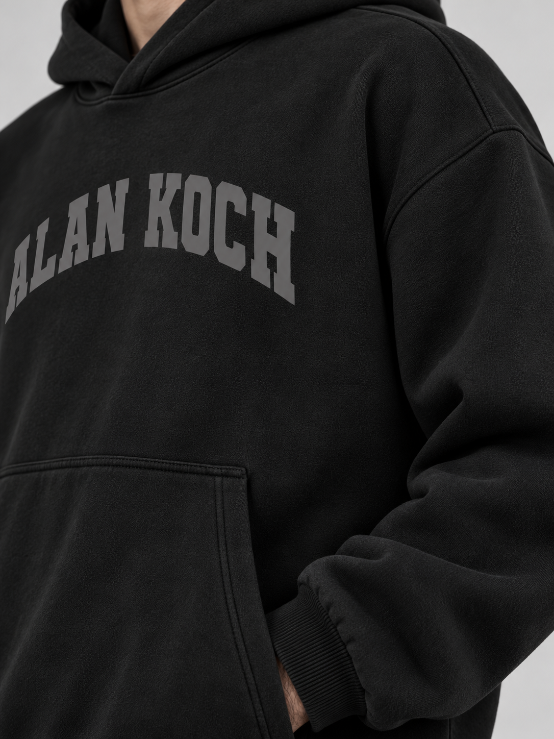 Varsity Classic Pullover Hoodie – Jet Black