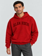 Varsity Classic Pullover Hoodie – Scarlet Red