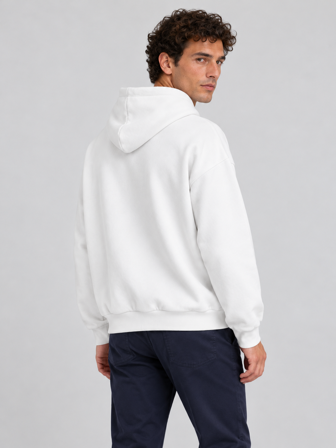 Vintage Archive Patchwork Hoodie – Arctic White