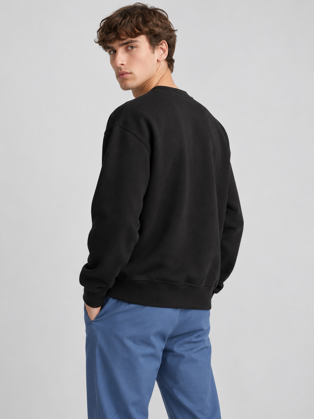 Varsity '94 Crewneck Sweatshirt – Jet Black