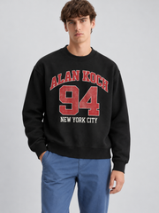 Varsity '94 Crewneck Sweatshirt – Jet Black