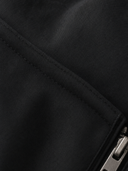 Urban Field Utility Jacket – Jet Black – close-up detail