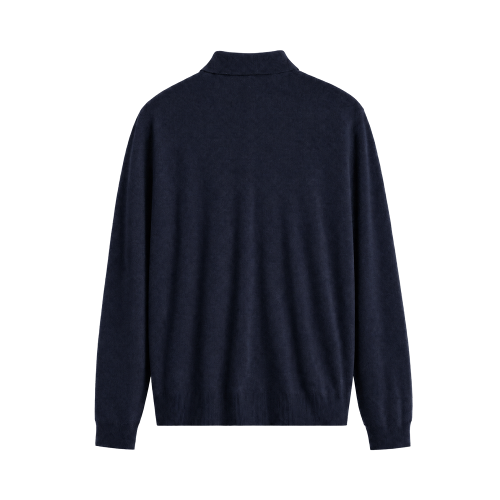 Meridian AirTouch Quarterzip Polo – Midnight